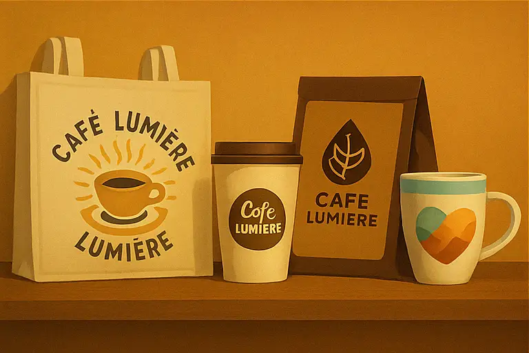 Rebranding pour Café Lumière : du logo au packaging