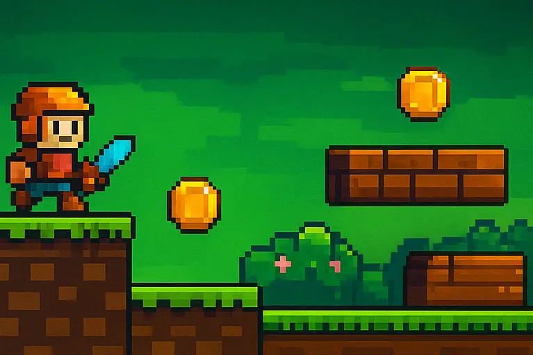 Pixel Quest : immersion dans un monde rétro